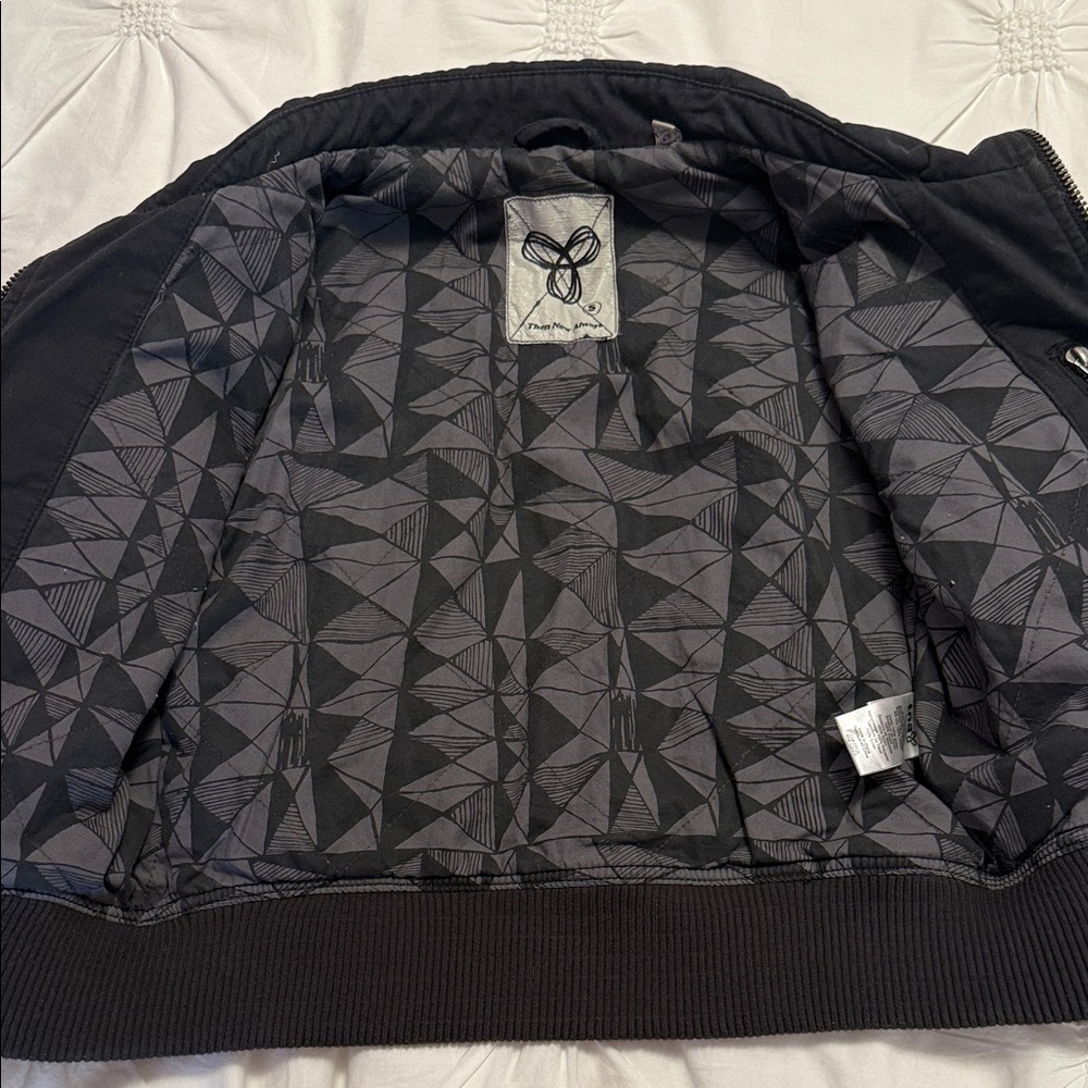 TNA Black Bomber Jacket - Picture 4 of 7